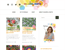 Tablet Screenshot of colorful-crafts.com